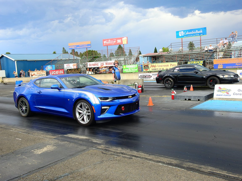 Illustration for article titled Went racing with the Camaro and WON!